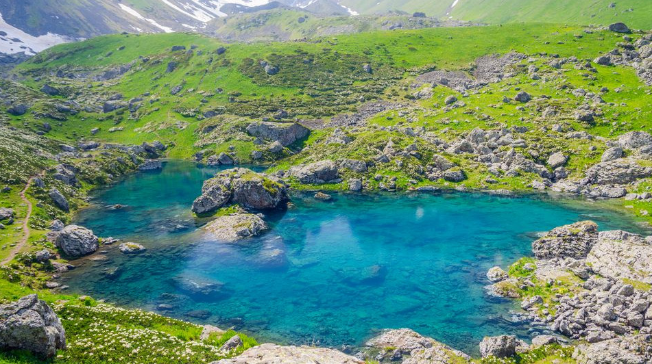 Abudelauri Lakes, Greater Caucasus Mountains, Georgia